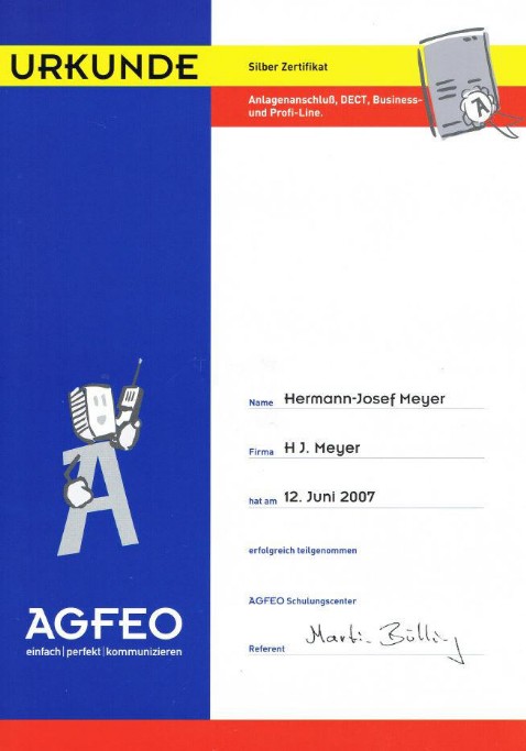Agfeo Silber